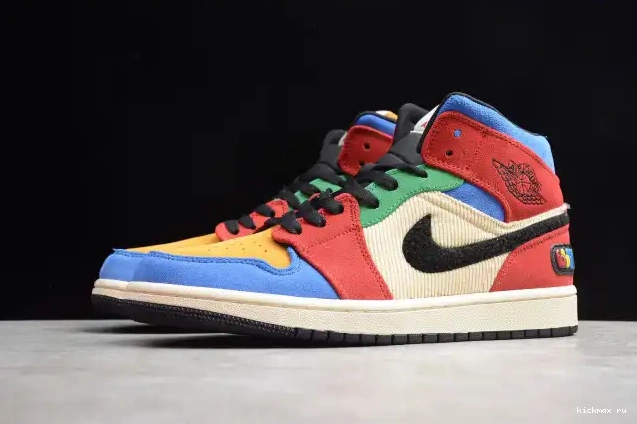 Rep the Fearless 1 Jordan Blue Great Air SE Mid CU2805-100 0509